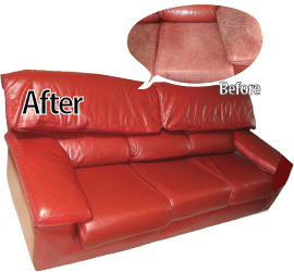 ReLeather Before and After Leather Work