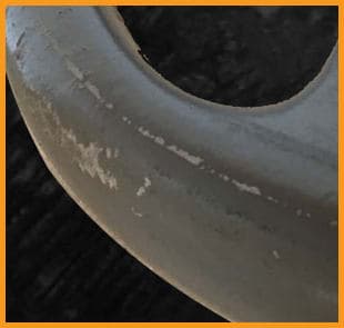 Wear issue example for steering wheel restoration Wear issue example for steering wheel restoration