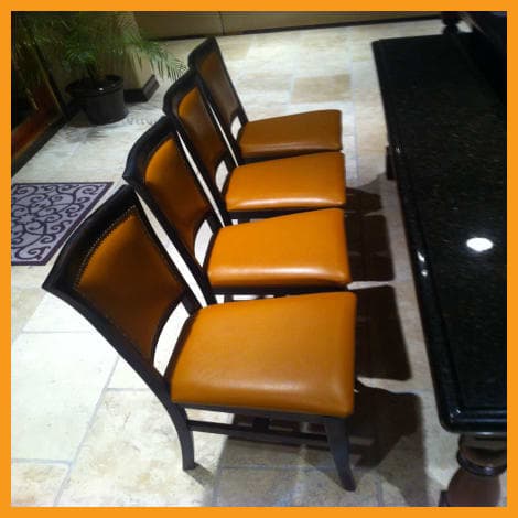 leather restoration tan dining chair set leather restoration tan dining chair set